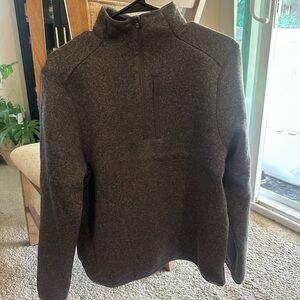 Figs women’s quarter Zip-Up Sweater